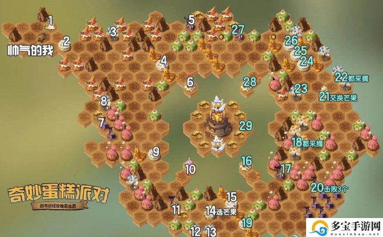 剑与远征奇妙蛋糕派对路线图一览-奇妙蛋糕派对攻略
